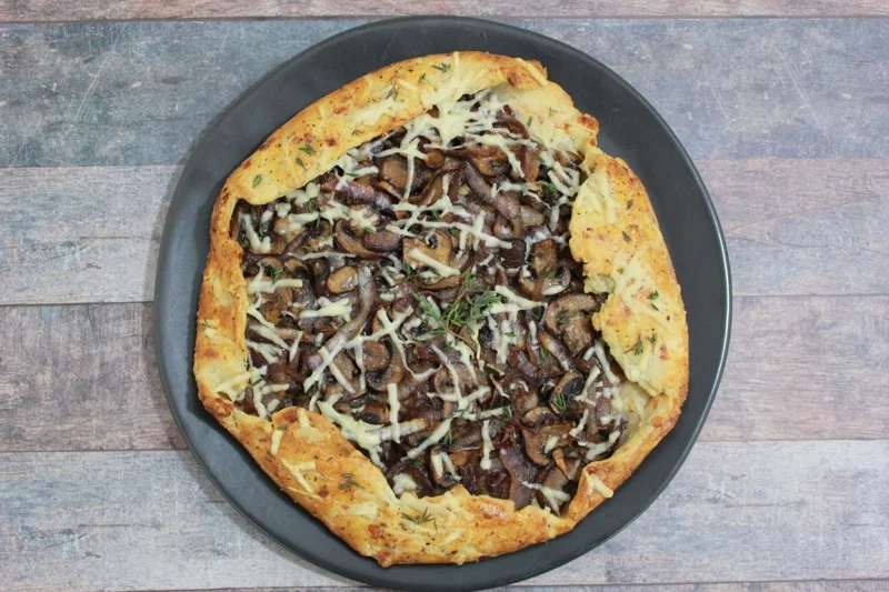 Mushroom & Onion Galette