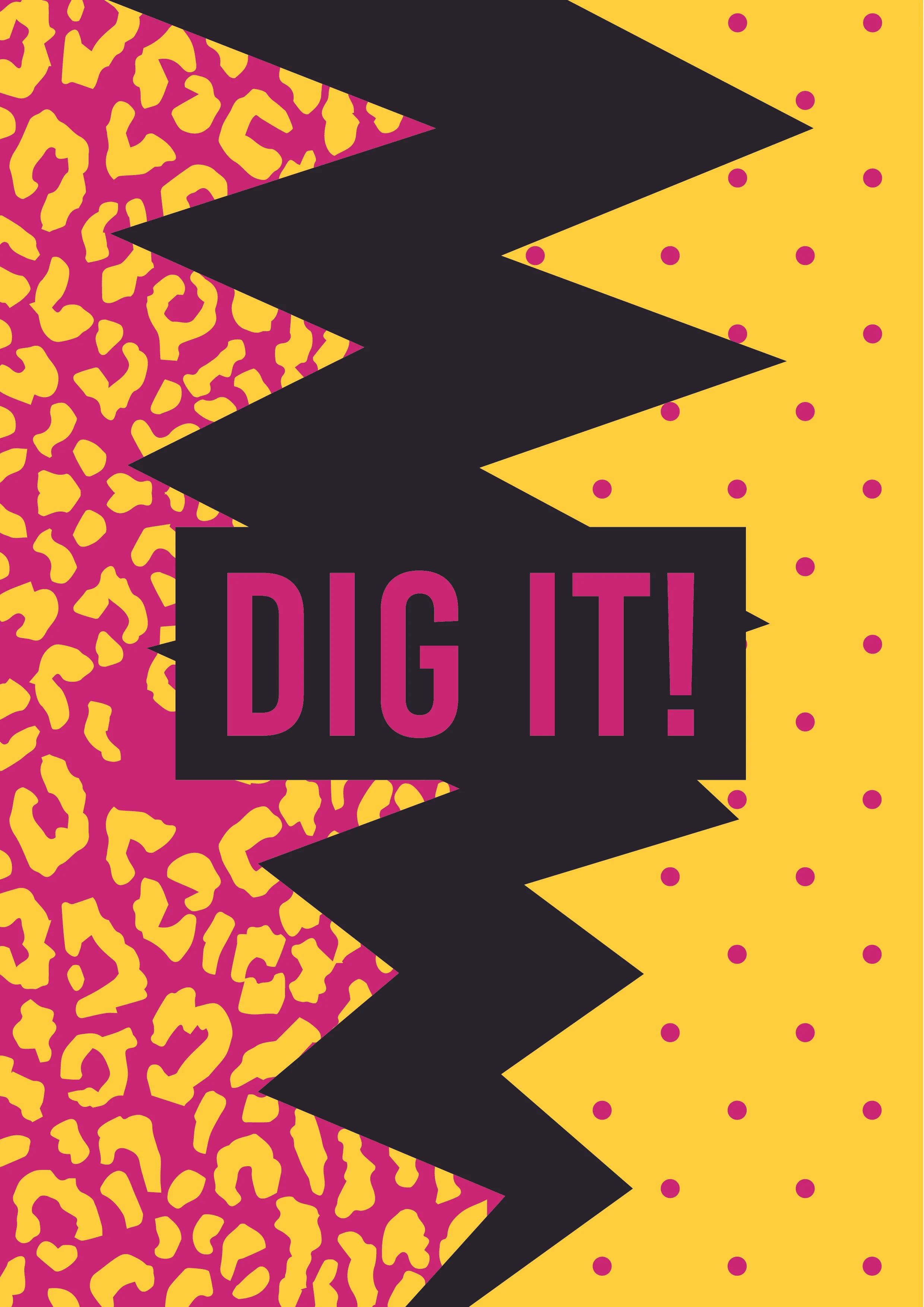 Dig It?! A3 RISOGRAPH Print