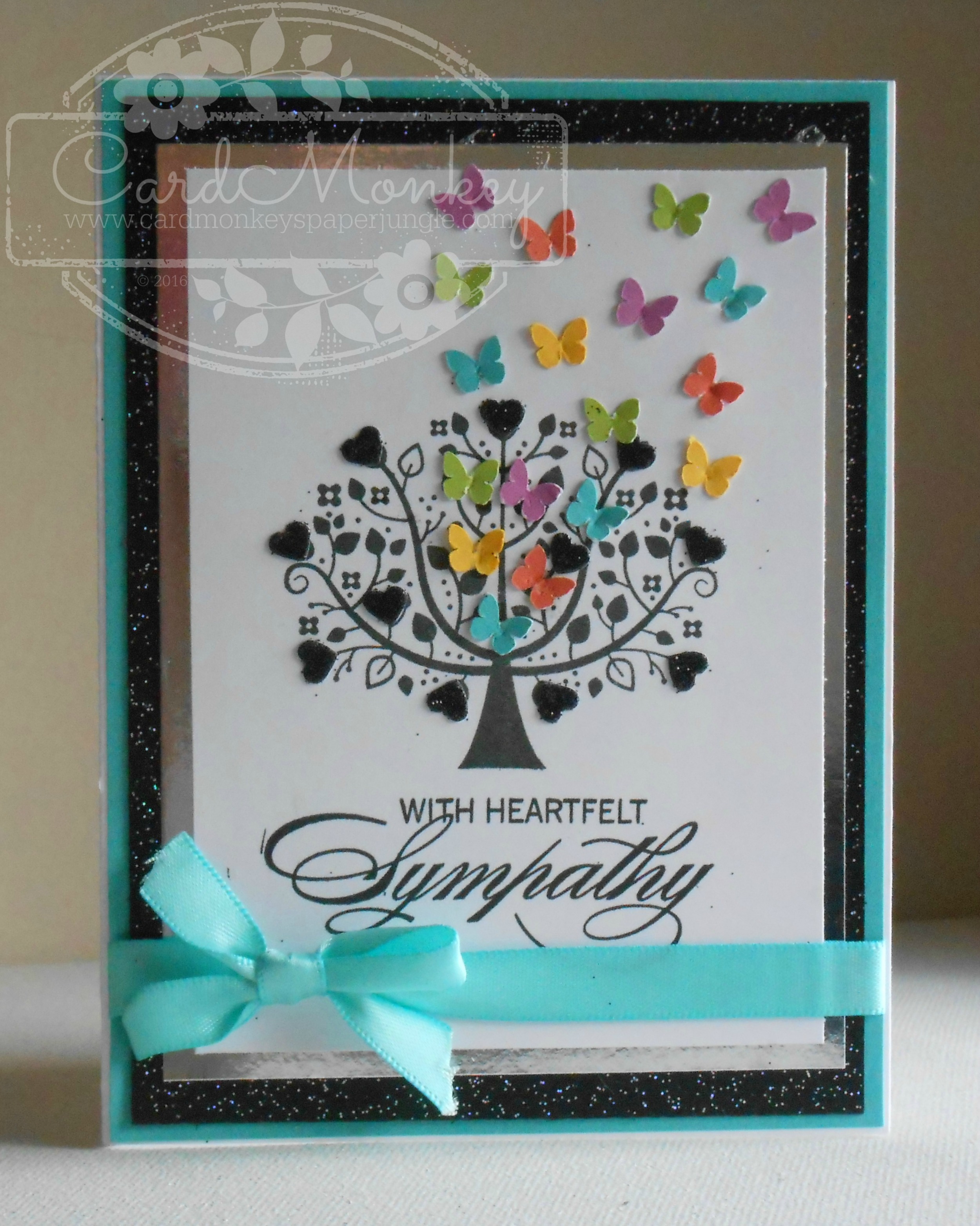 Sympathy Card: "Butterflies Are Free"