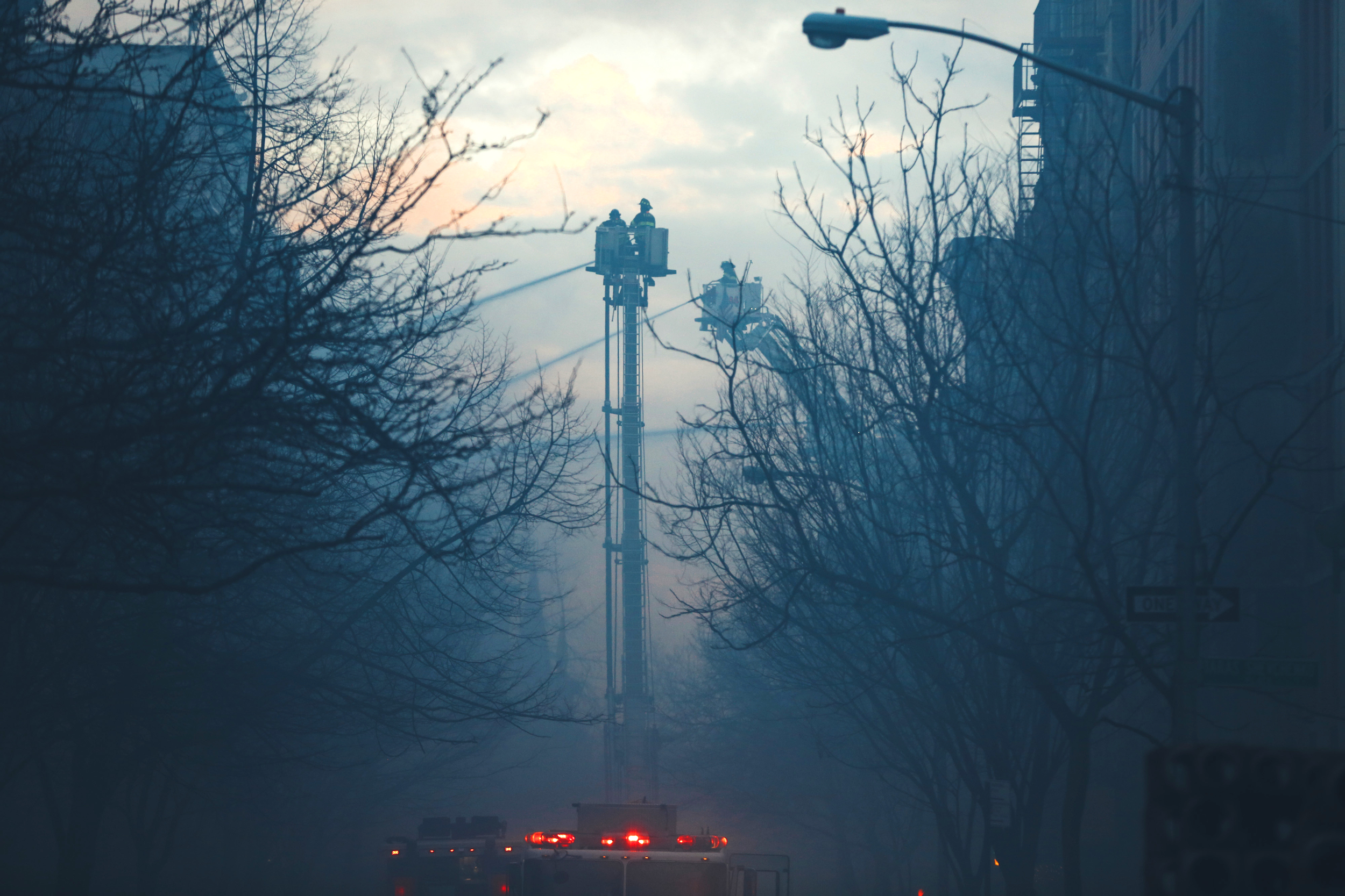  FDNY respond to a building explosion in the East Village 