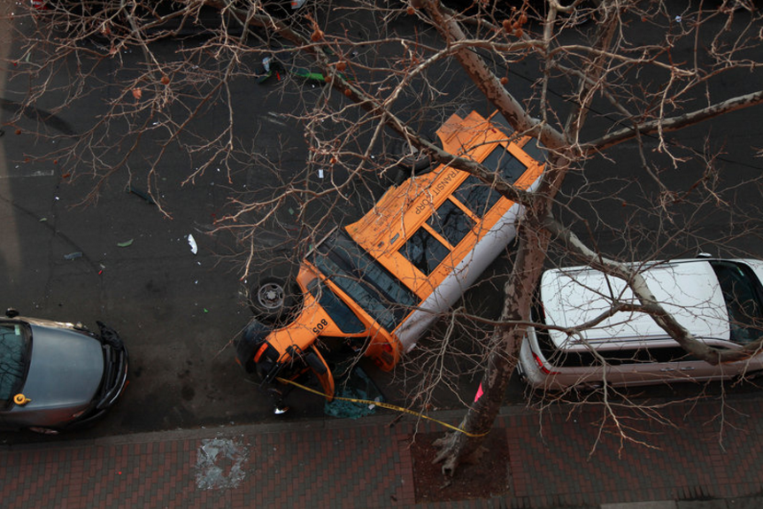  Schoolbus accident in Brooklyn 