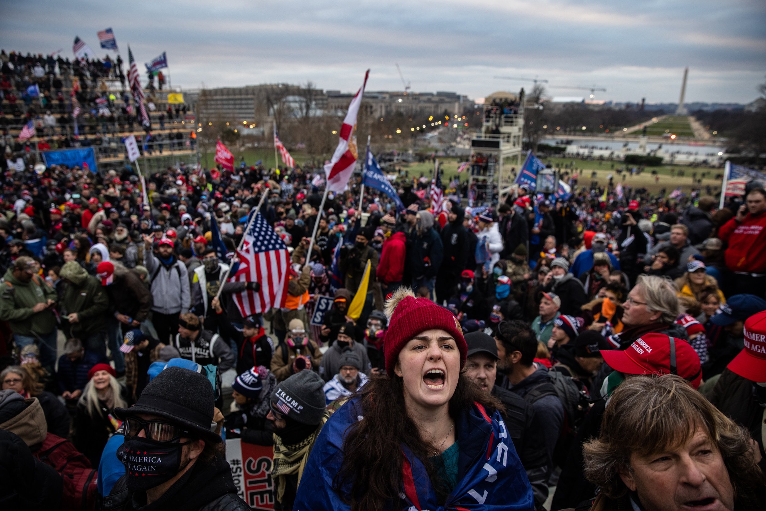  Trump supporters invade the Capitol Building on Jan 6, 2021 