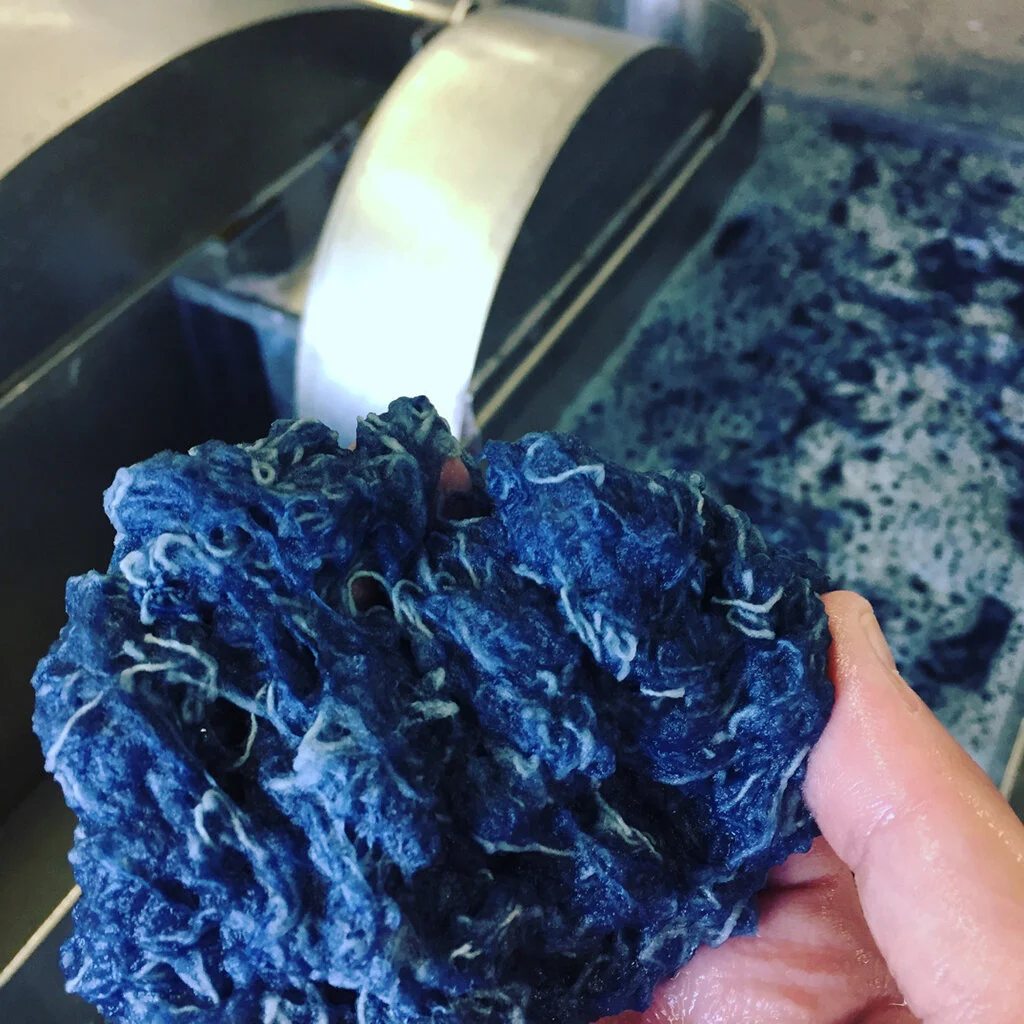 Paper Making with Recycled Blue Jeans — Jackie Partridge