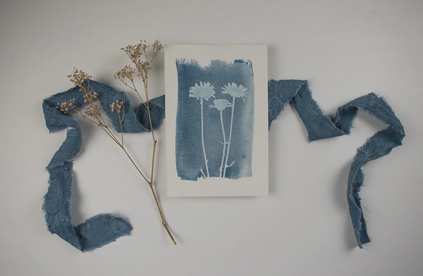 Jackie Partridge Daisy Cyanotype, 2021
