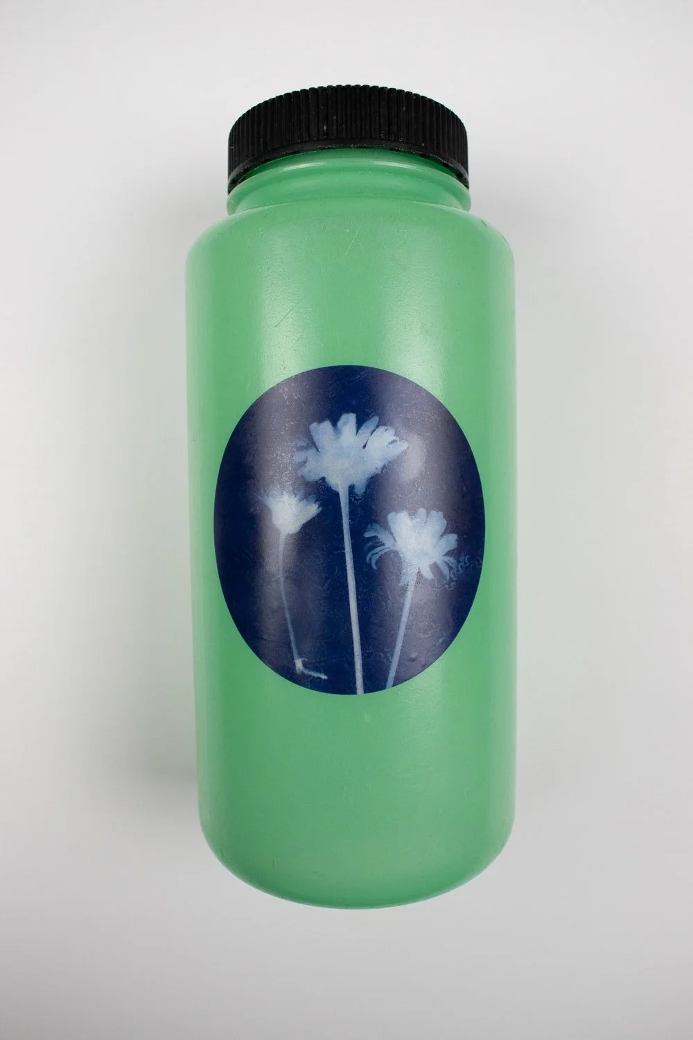 water bottle daisy sticker
