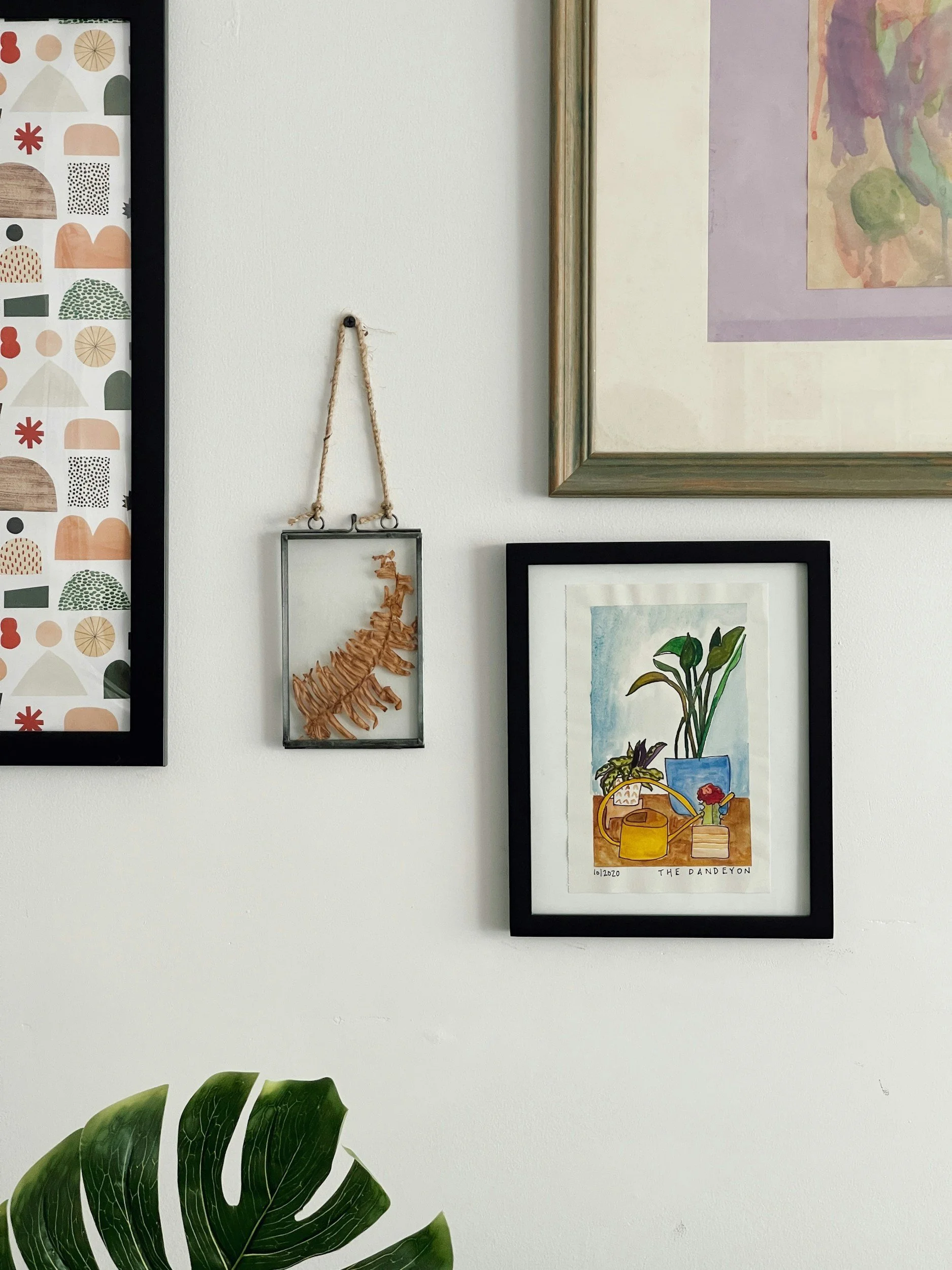 picture wall living room