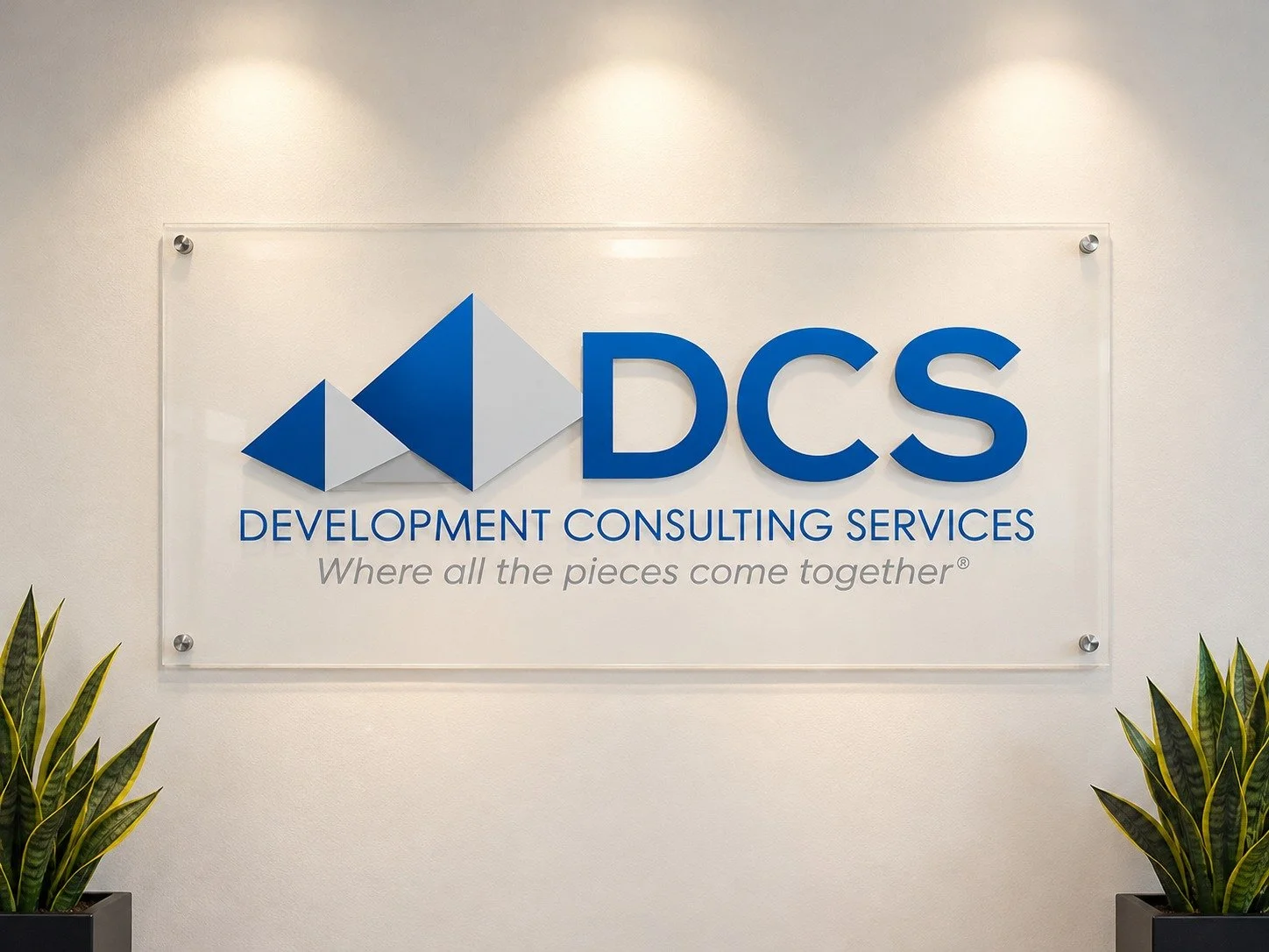 DCS office sign: Where all the pieces come together