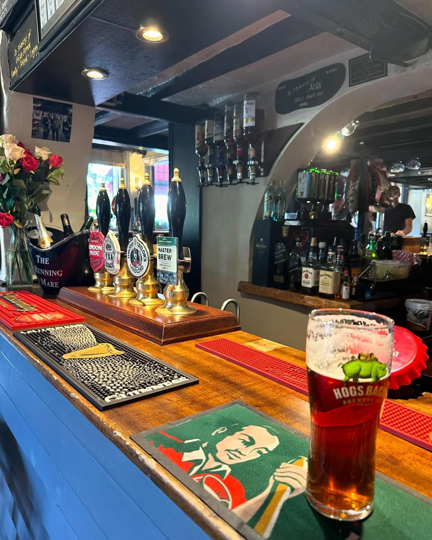 Excellent pint of Landlord by @timothytaylorsbrewery at The Running Mare in Cobham