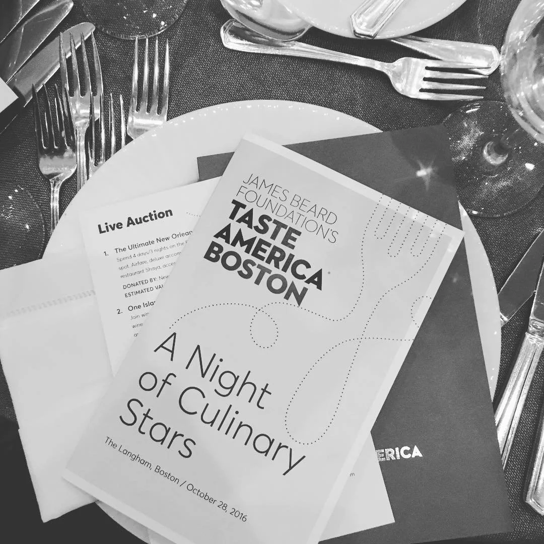 #jamesbeard dinner happening now @langhamboston