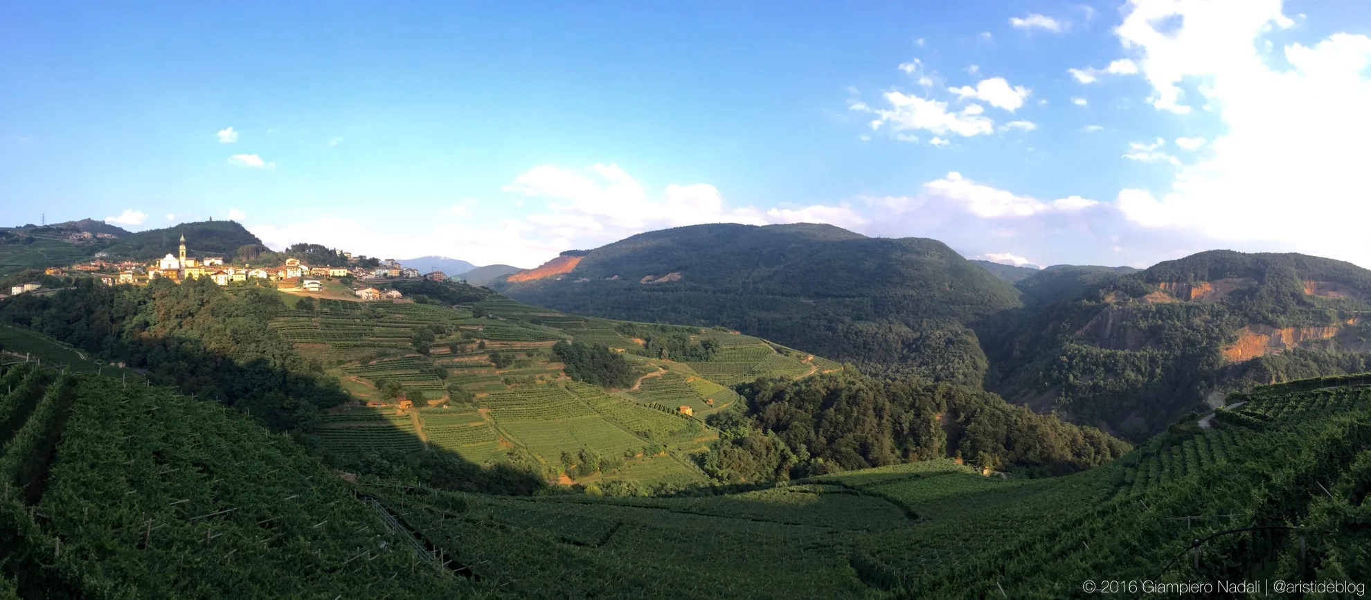 Giovo, Val di Cembra, e i vigneti di montagna