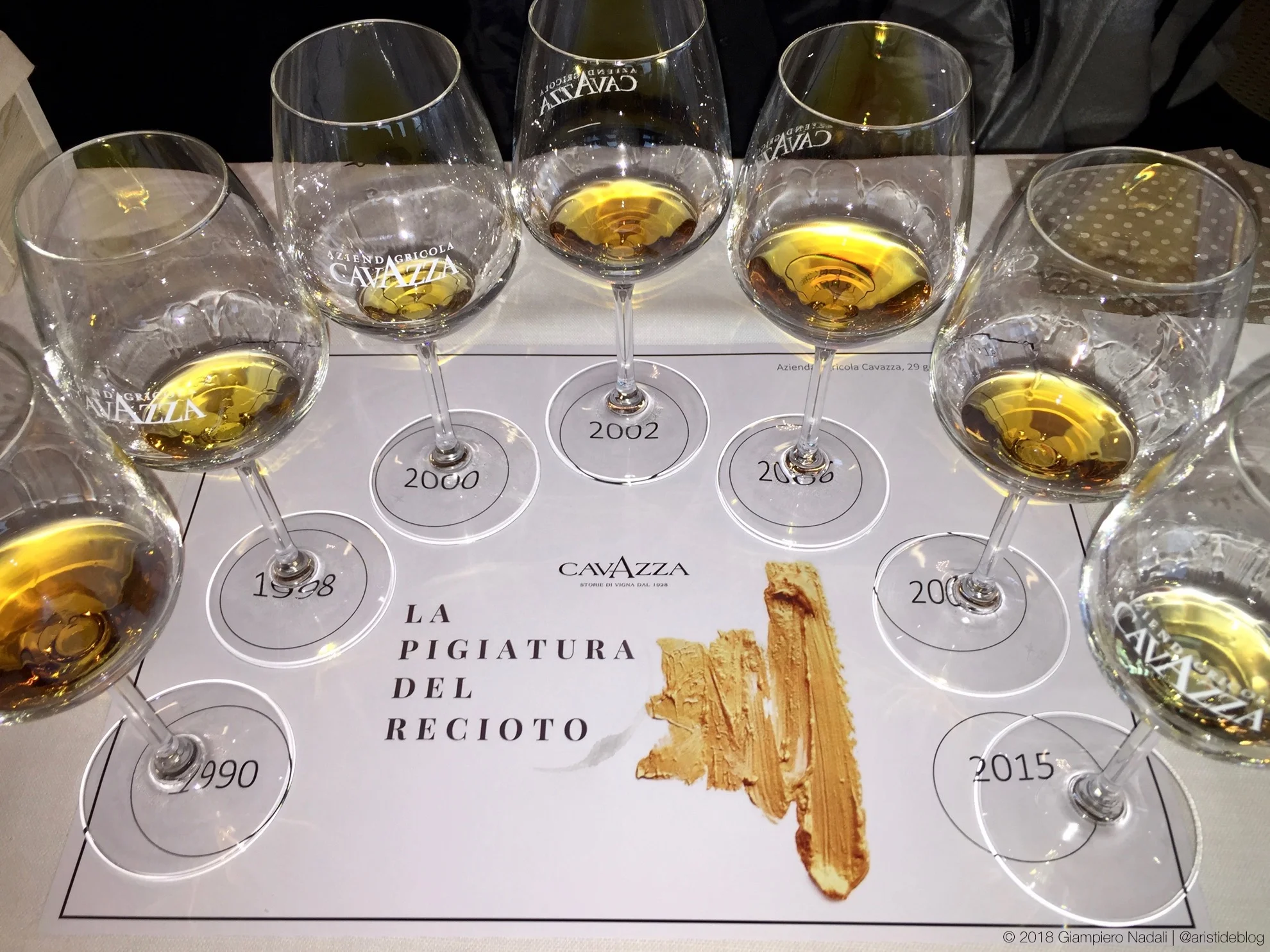 I sette Capitel degustati