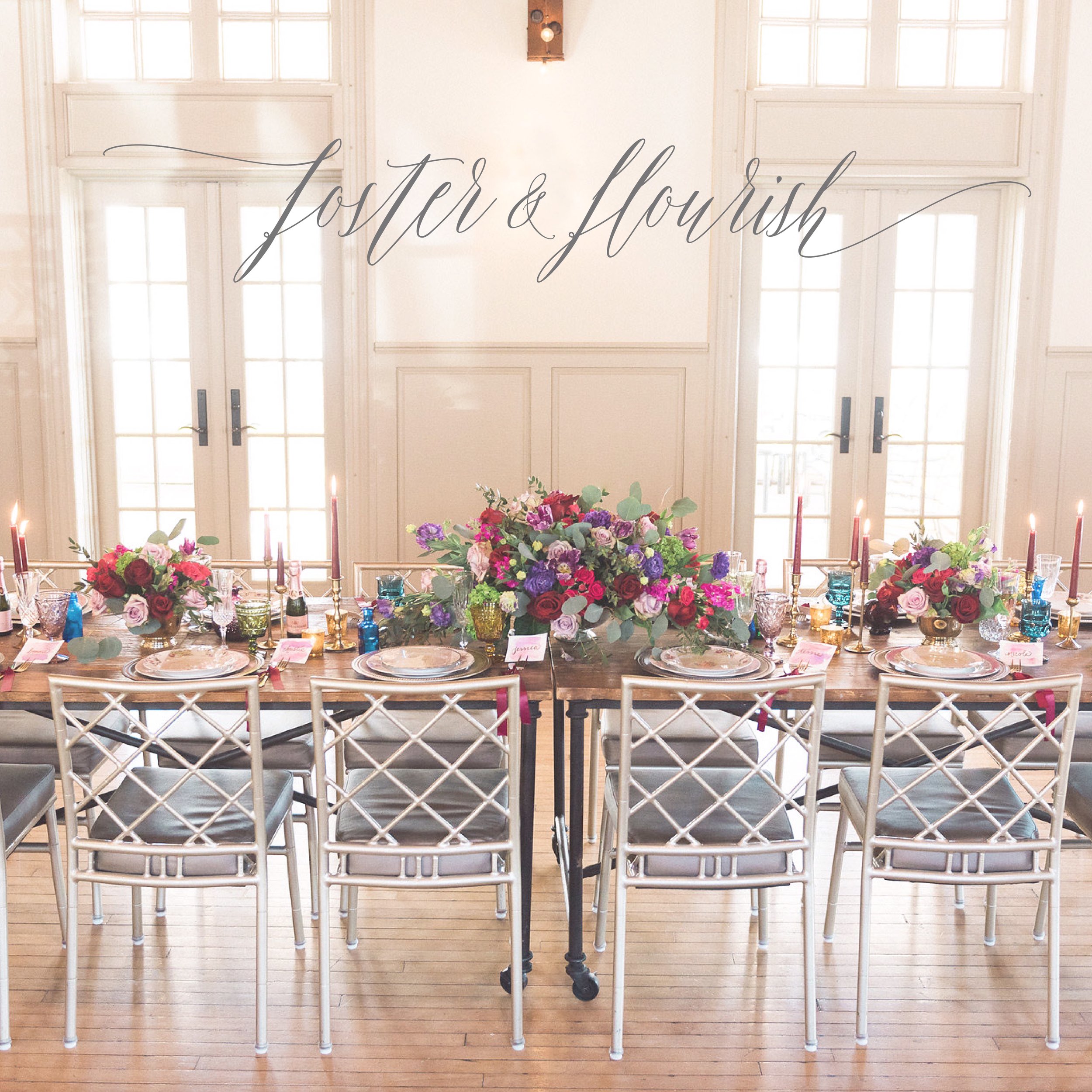 A peek at our inaugural styled shoot!