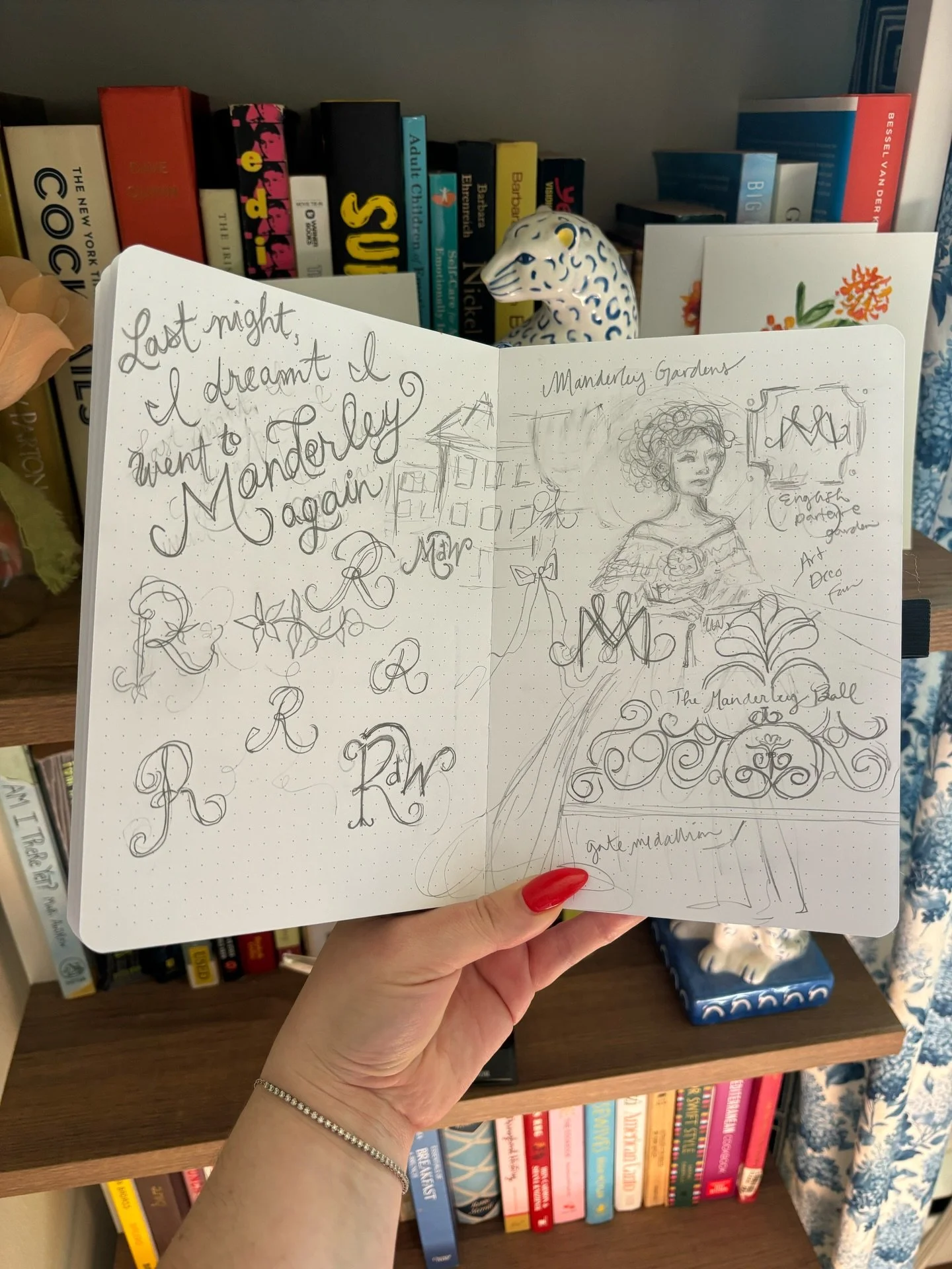 Name that spooky novel/Hitchcock film, easy edition 🔥✨ oh, the exquisite engraved stationery I&rsquo;d design for the de Winters