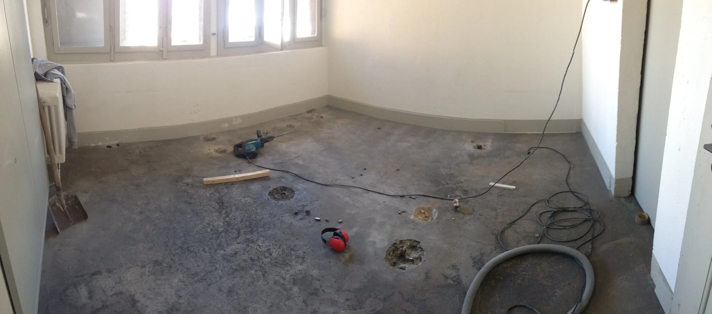 Les travaux peuvent commencer!