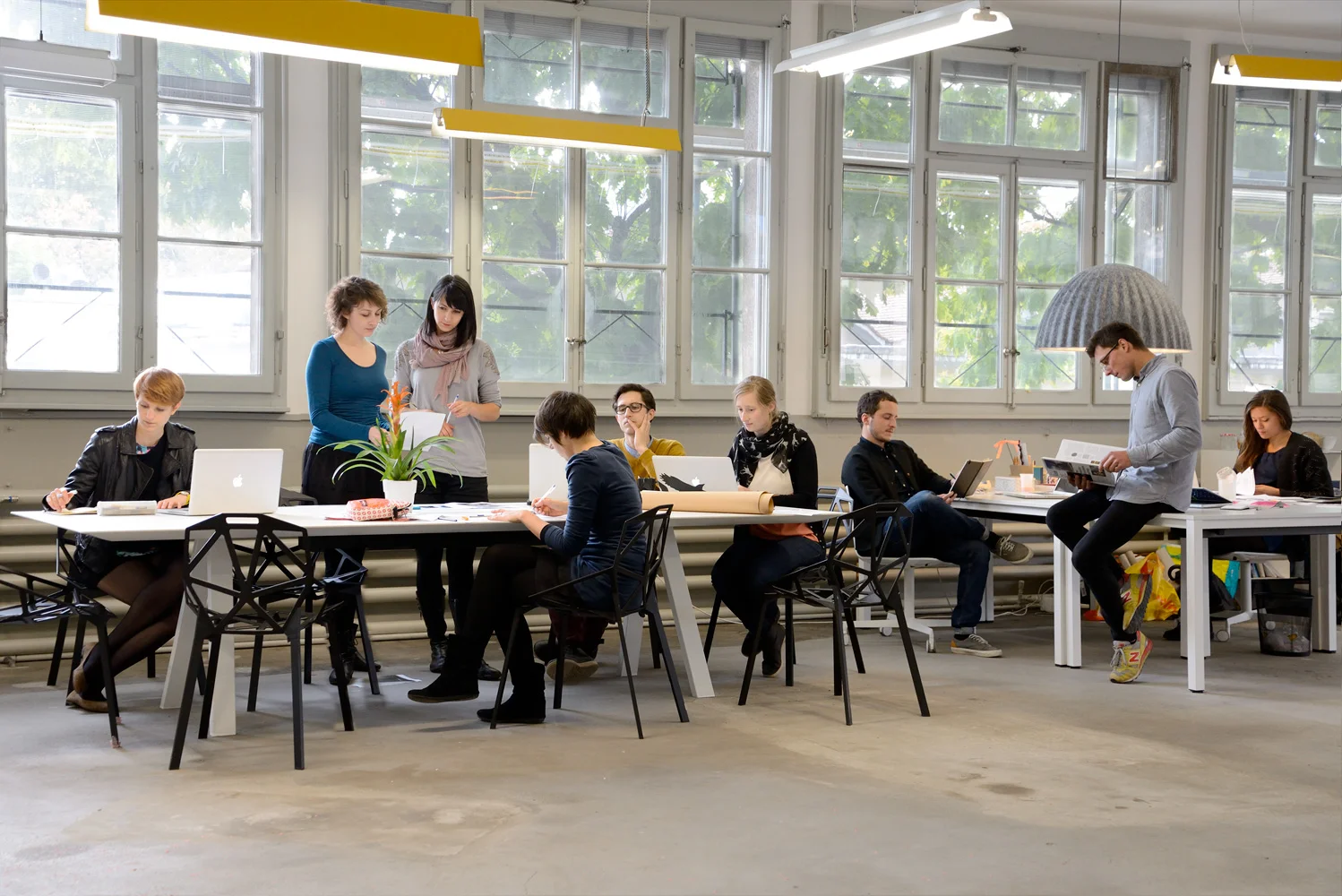 L'équipe pionnière du Design Studio Renens