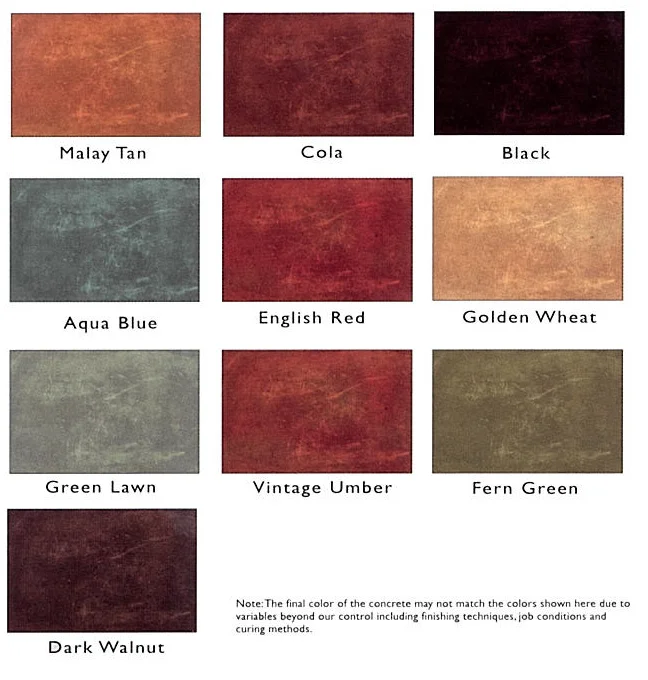 Ready Seal Stain Color Chart