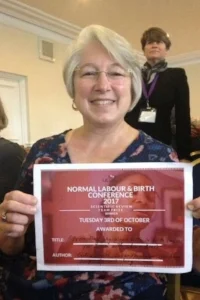 Cecilia Jevitt at the Normal Labour & Birth Conference