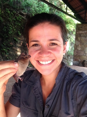 This is me holding a Leptonycteris yerbabuenae ! 