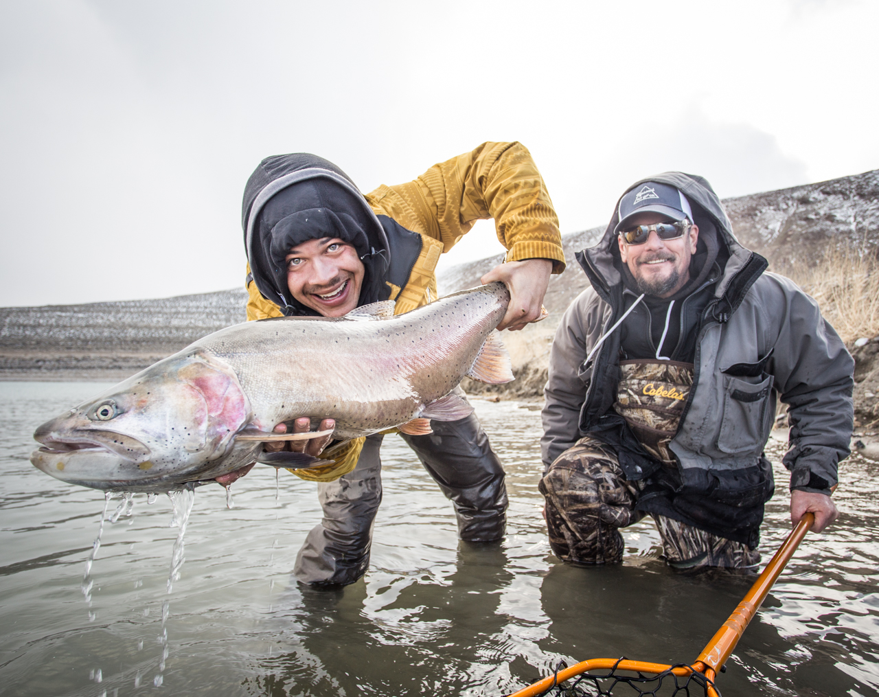No scale for this one, but Austin's fish was certainly pushing 20#! Great day for the team.