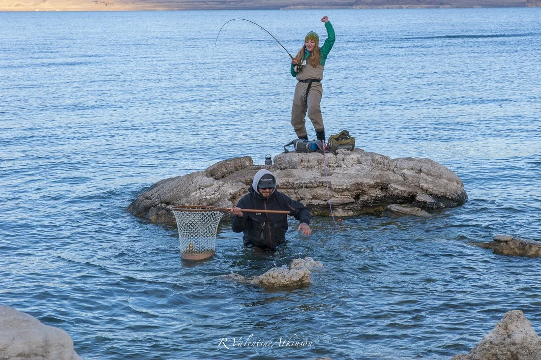 angler Sarah Landstrom Photo copyright r valentine atkinson