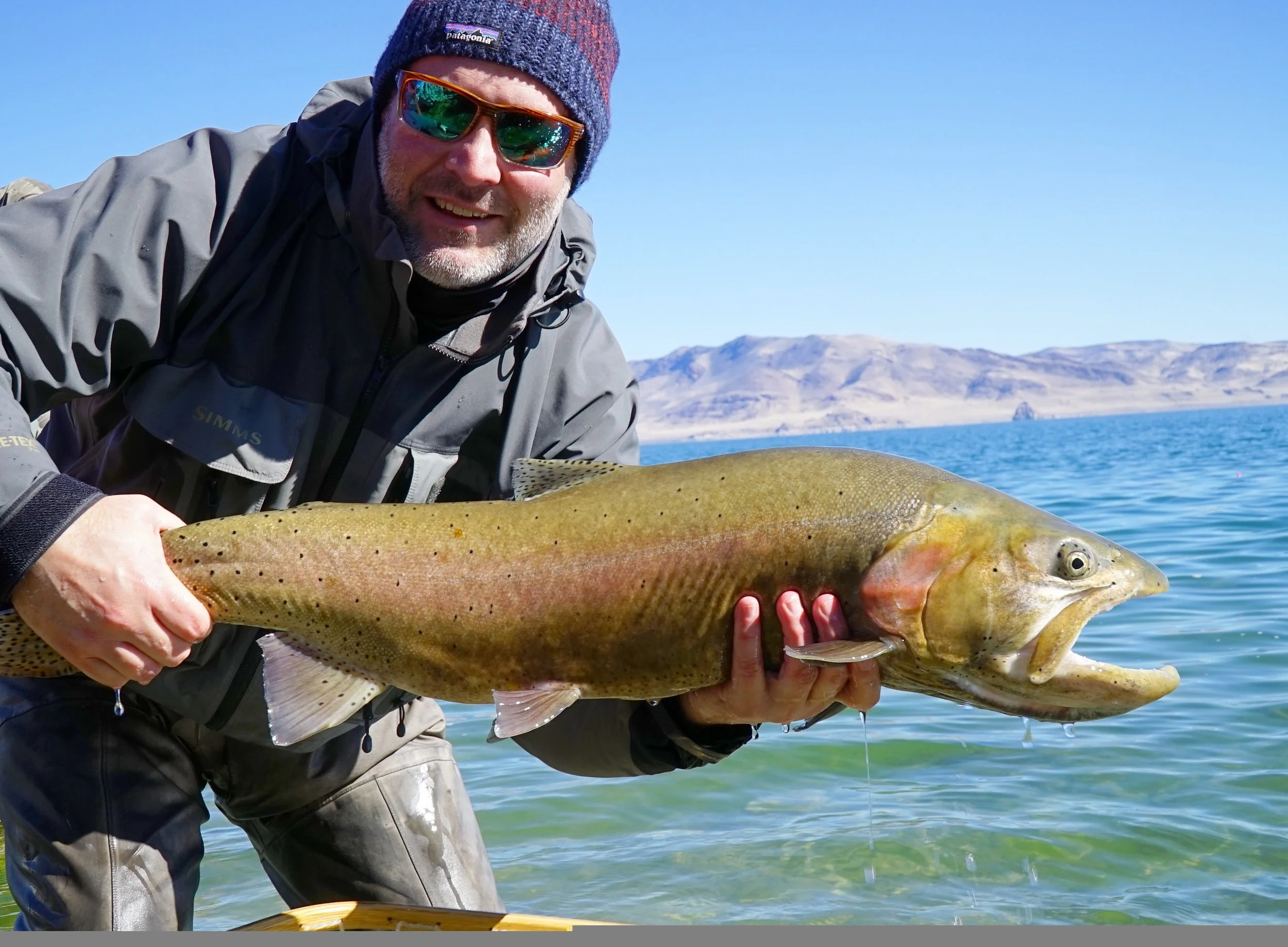Allen Mann with a healthy Lahontan from last week