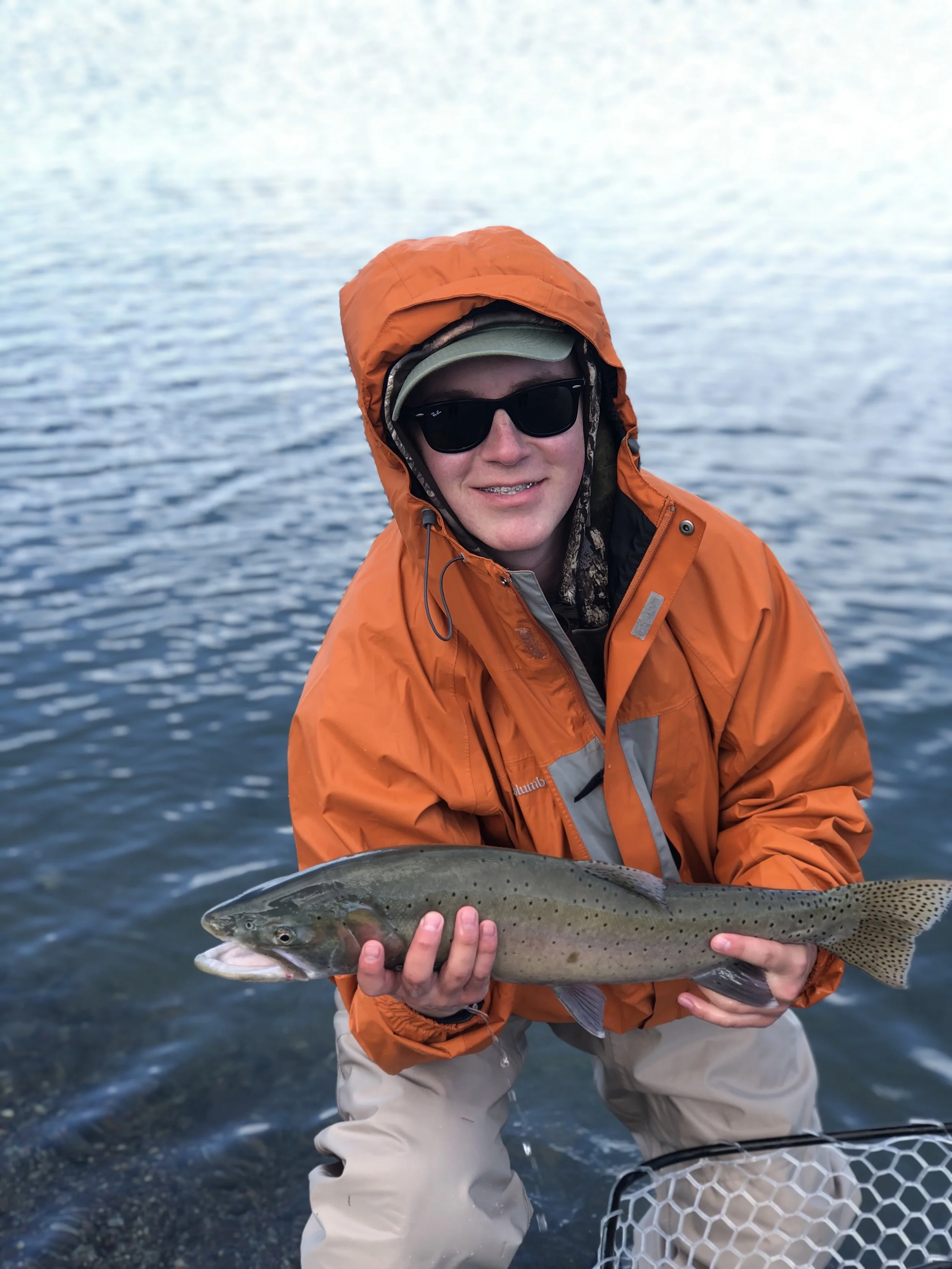 Bowdi Dinning From Reno NV is all smiles after learning how to use a switch rod at our recent clinic
