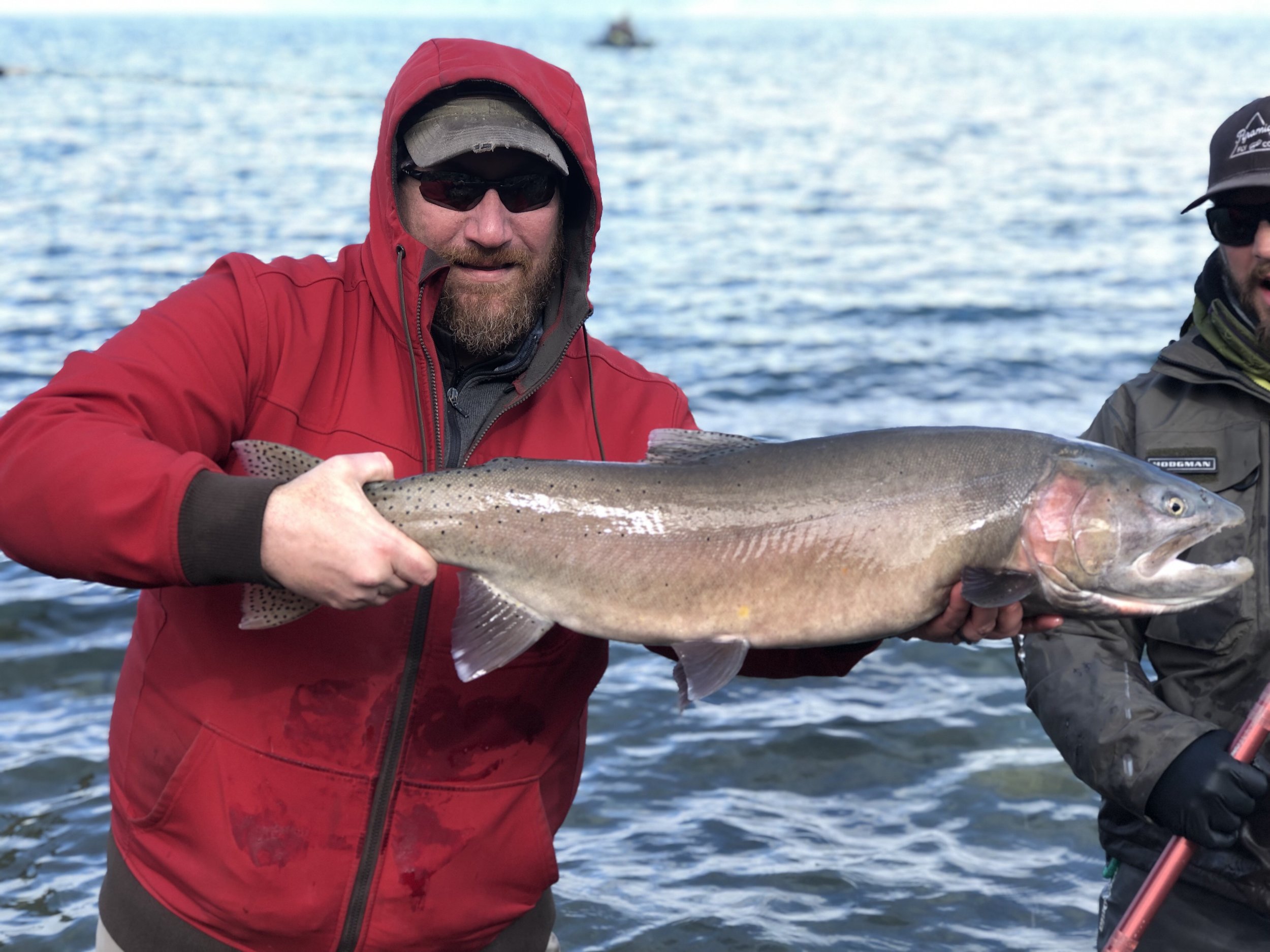 Client Big Luke from Maine with his big cutty.