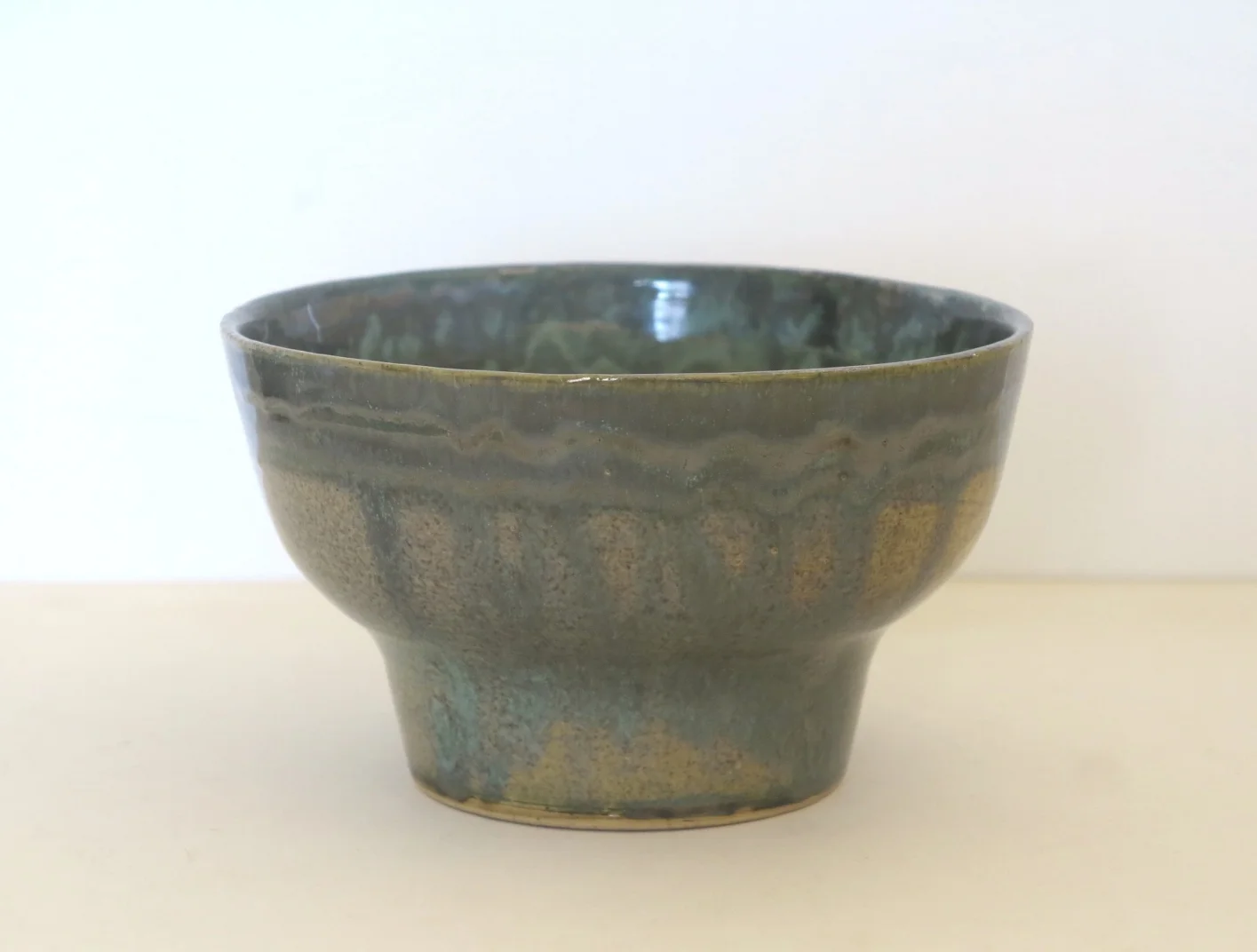 Early 1940s Design-Technics pottery Bowl. 4.5" h.