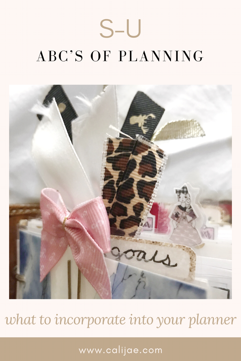 The ABC’s of Planning (S-U) 