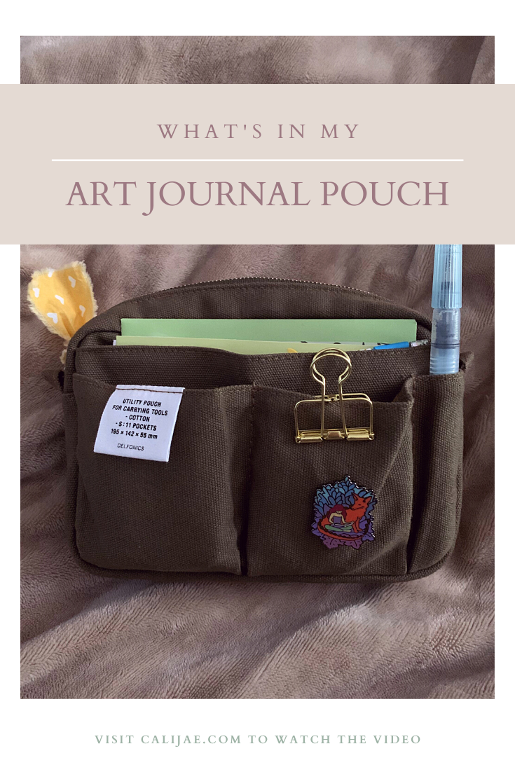What's In My Art Journal Pouch
