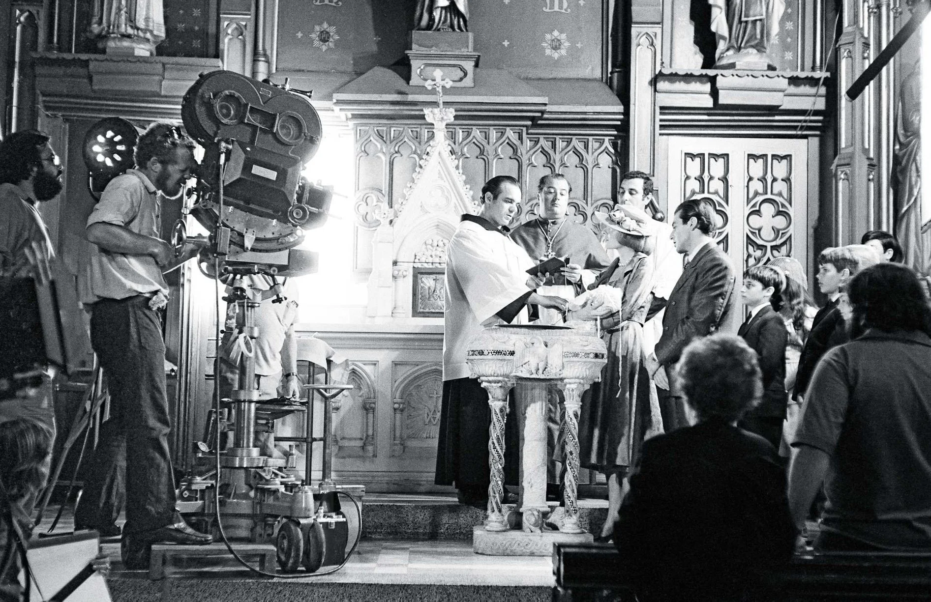 FB Behind the Clapperboard The Godfather (1972). Francis Ford Coppola Photo by: Jack Stager