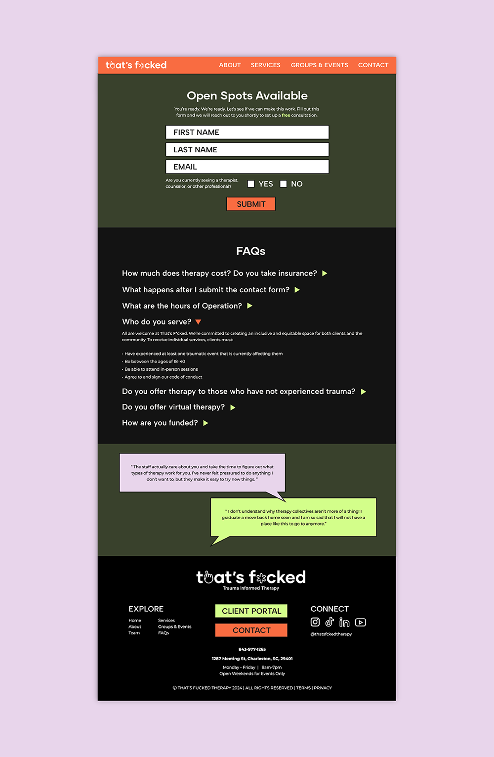 Contact Page