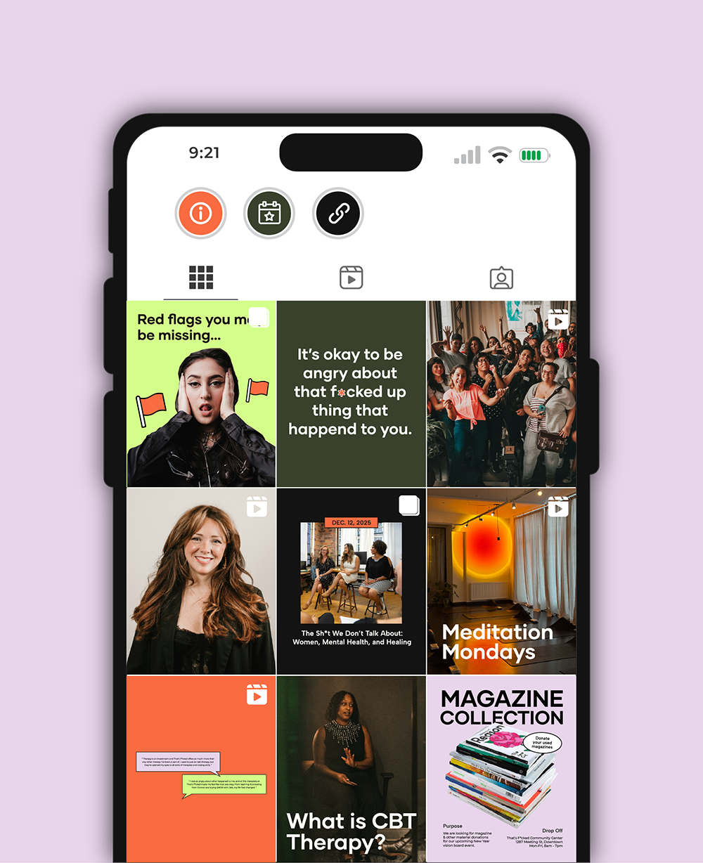 I built out a set of social templates to establish what the brand could look like in the feed. For a practice trying to reach a younger demographic, showing up consistently and authentically on social isn't optional.
