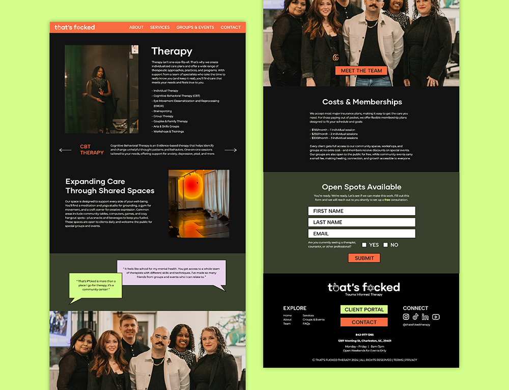 Services Page