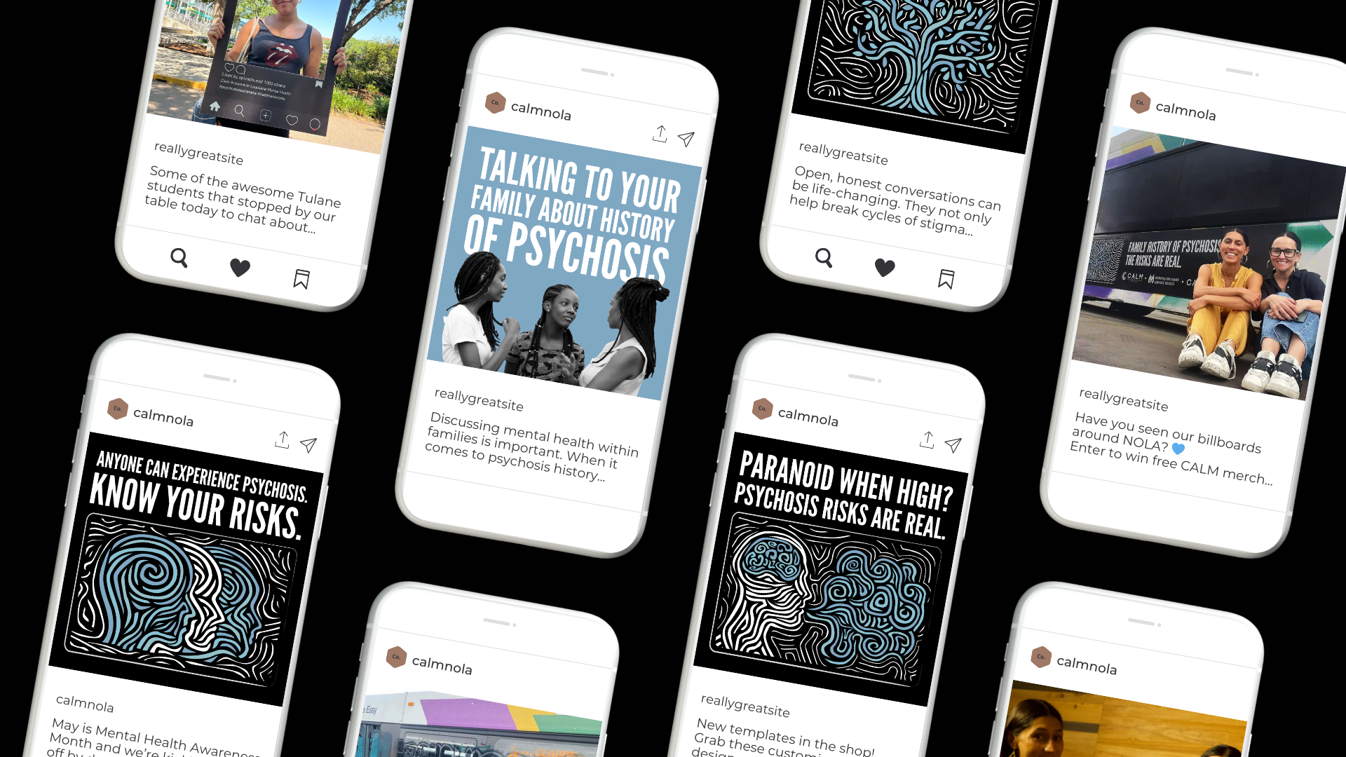 Social content carried the campaign further, keeping the messaging and visuals consistent across every touchpoint.