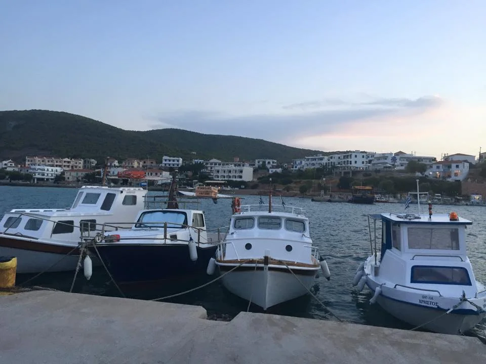 Port on Agistri Island 2015