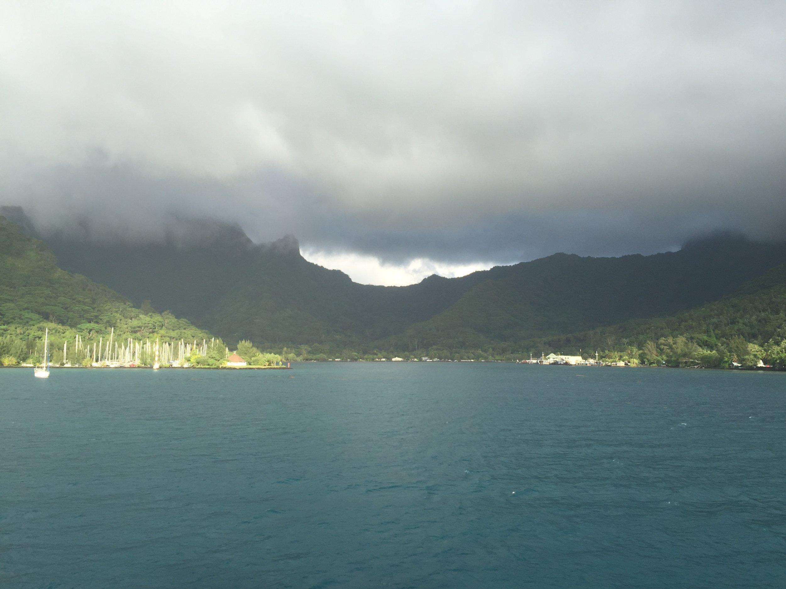 Moorea by ferry, March 2016