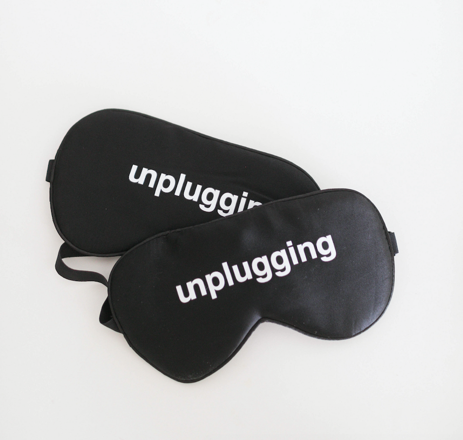 Unplugging Silk Eye Mask
