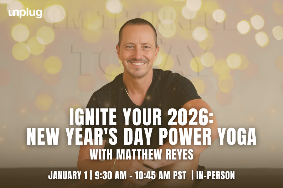 IN-PERSON: Ignite Your 2026 - New Year's Day Power Yoga with Matthew Reyes
