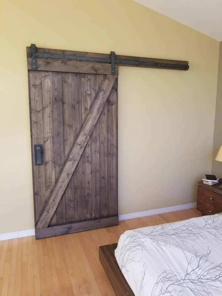 Ensuite Barn Door