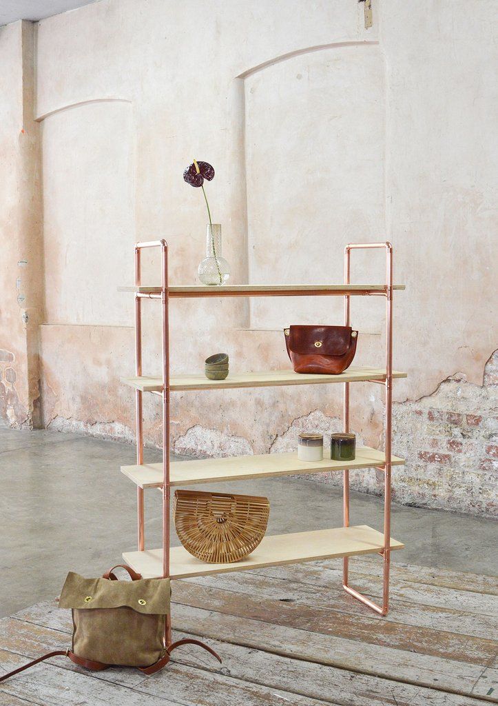 Copper Shelving