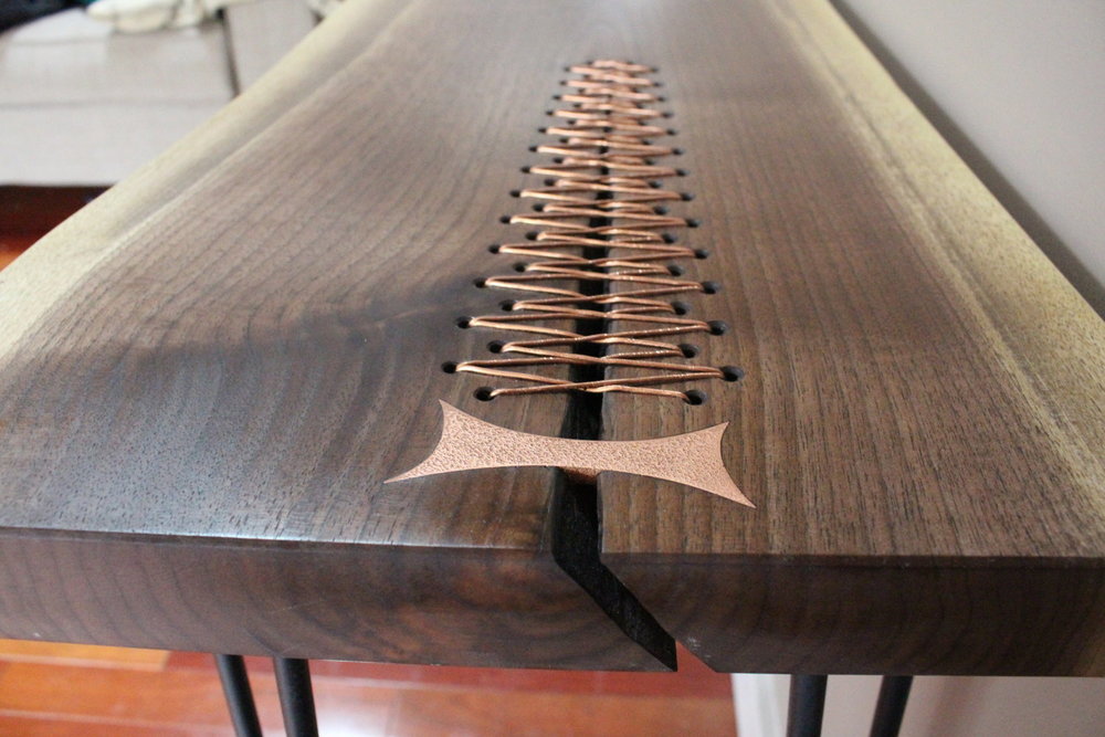 Copper Stitching Table