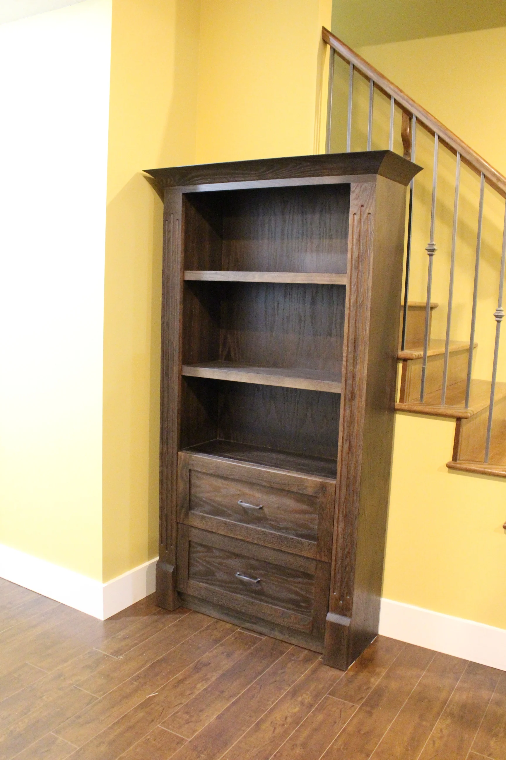 Shelving & Bookcases in Edmonton — Iron Hide Woodworks