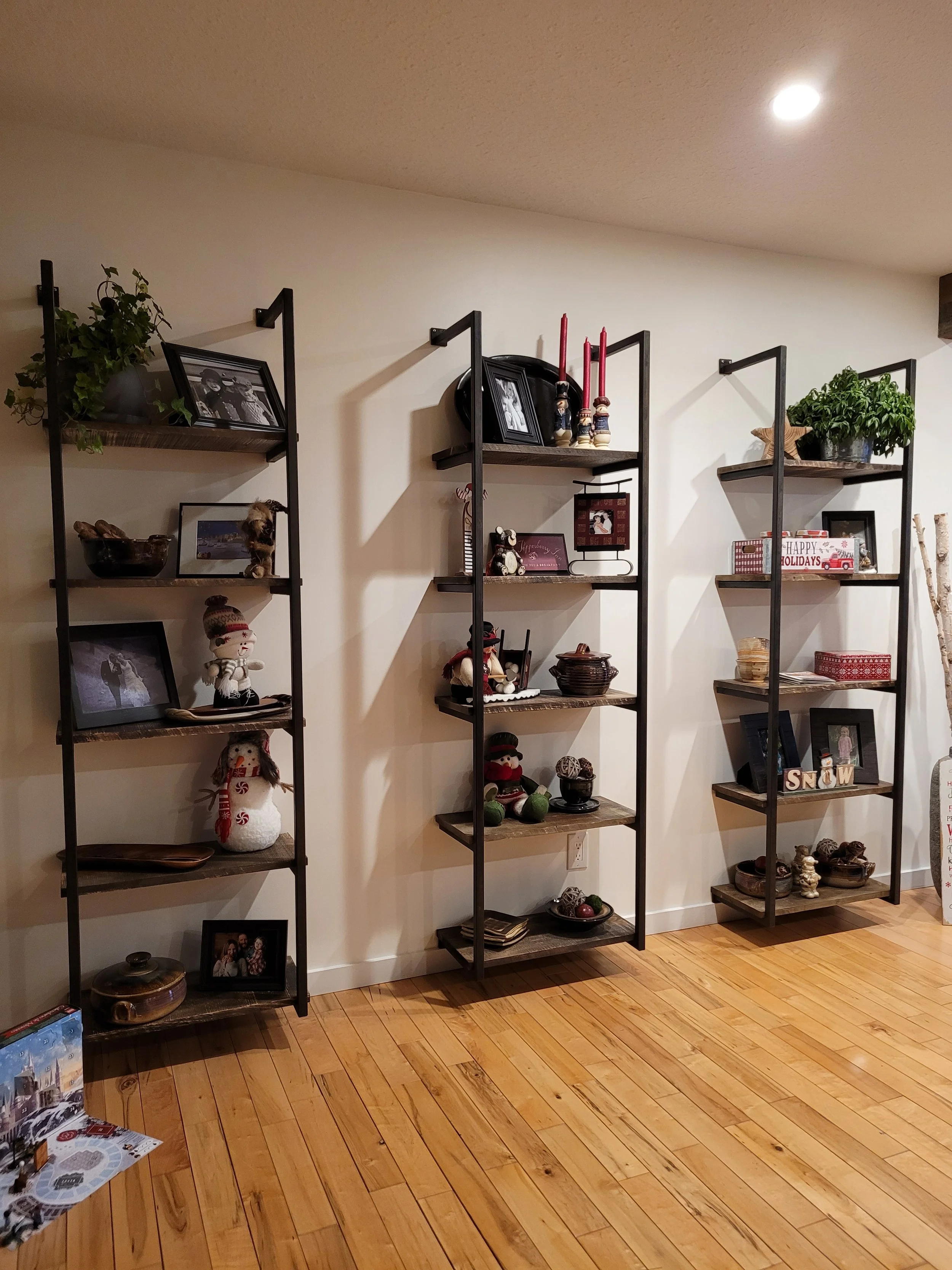 Shelving & Bookcases in Edmonton — Iron Hide Woodworks