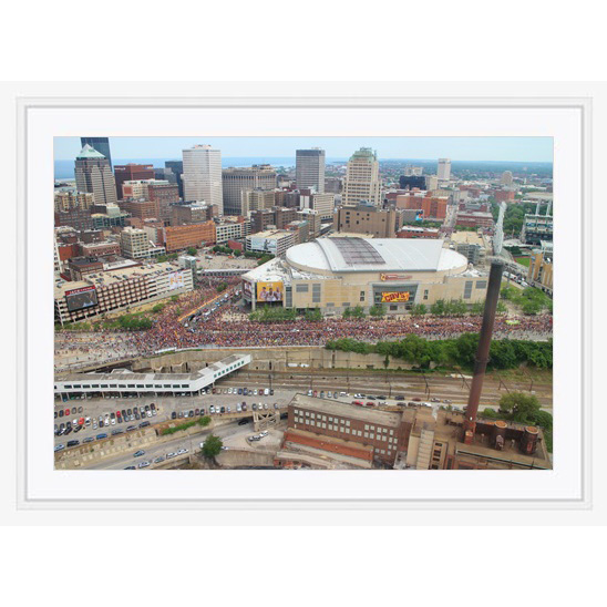 Copy of "The Q" photo with white gallery frame by Emily Roggenburk.