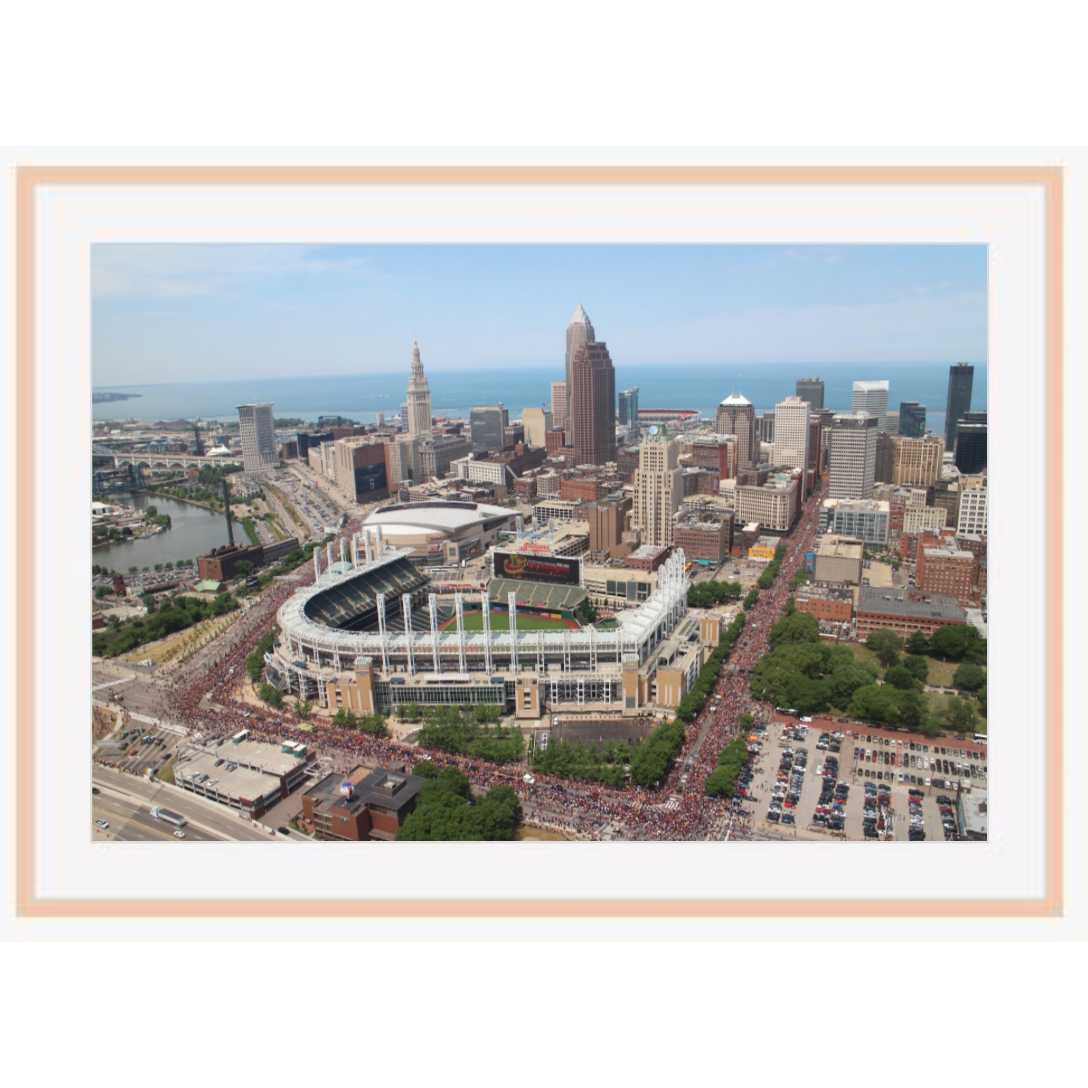 "Windians" photo with natural wood frame by Emily Roggenburk.