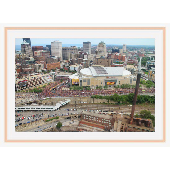 Copy of "The Q" photo with natural wood frame by Emily Roggenburk.