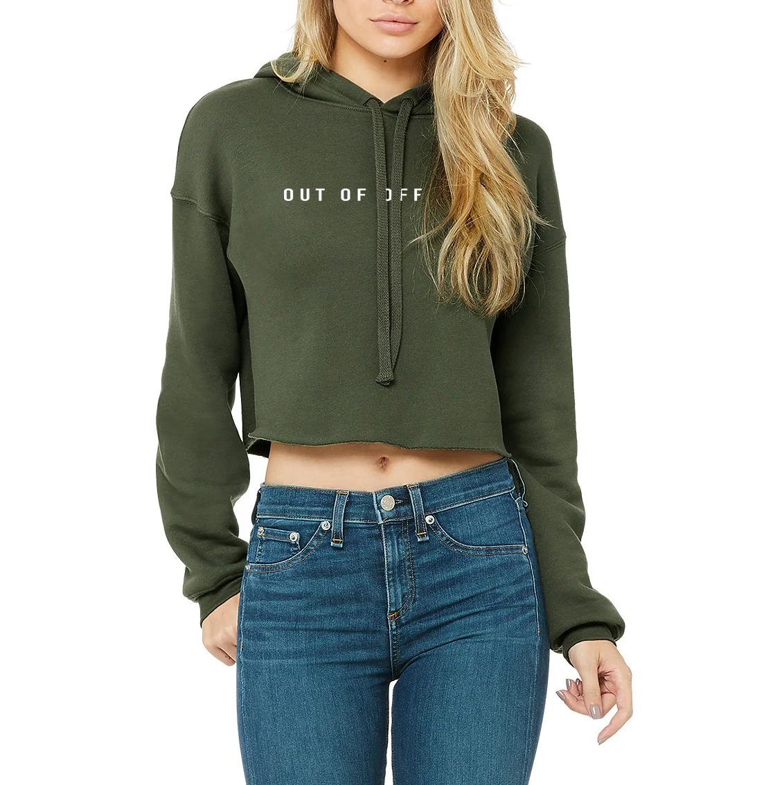 custom crop hoodie