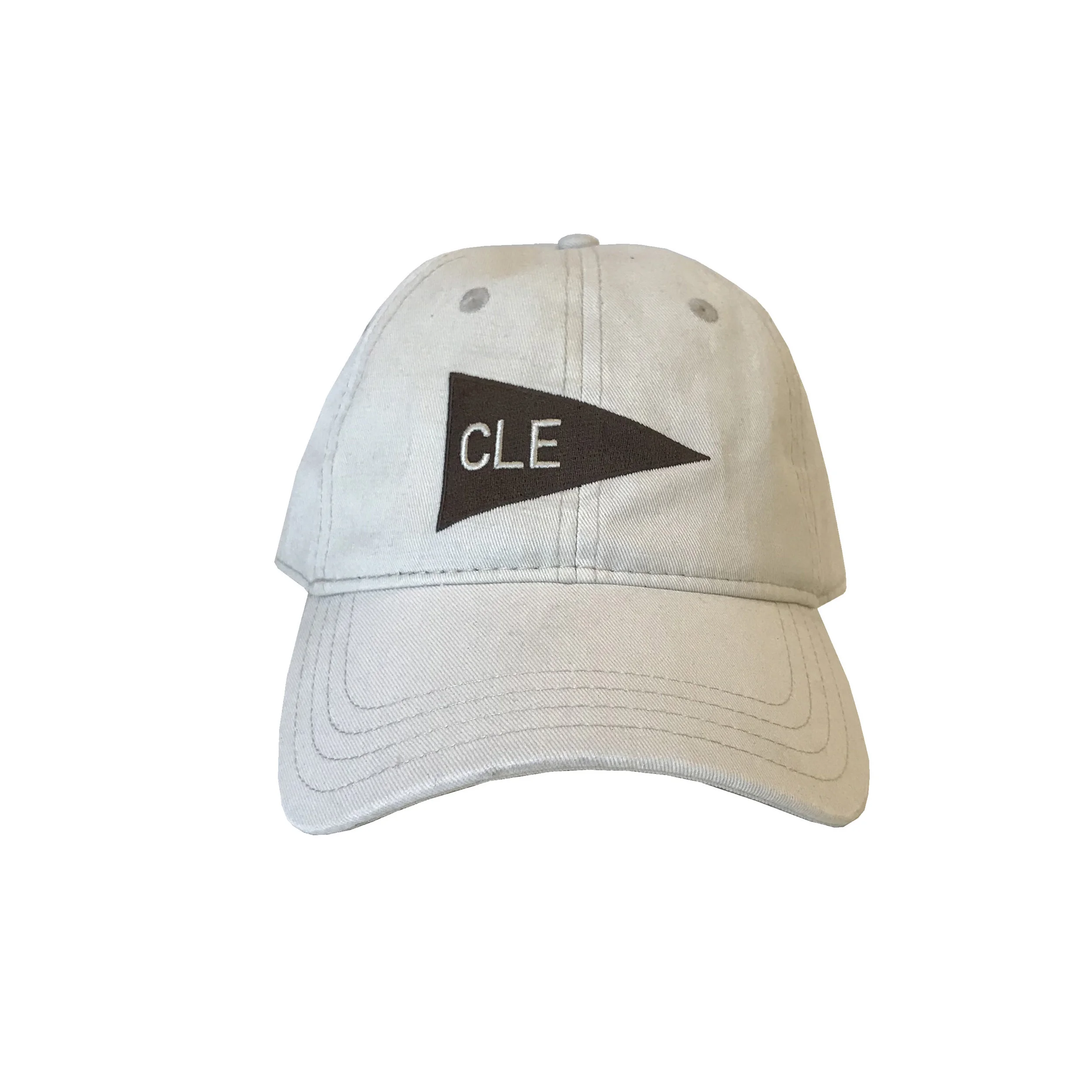 CLE Pennant Hat - Stone 1.jpg