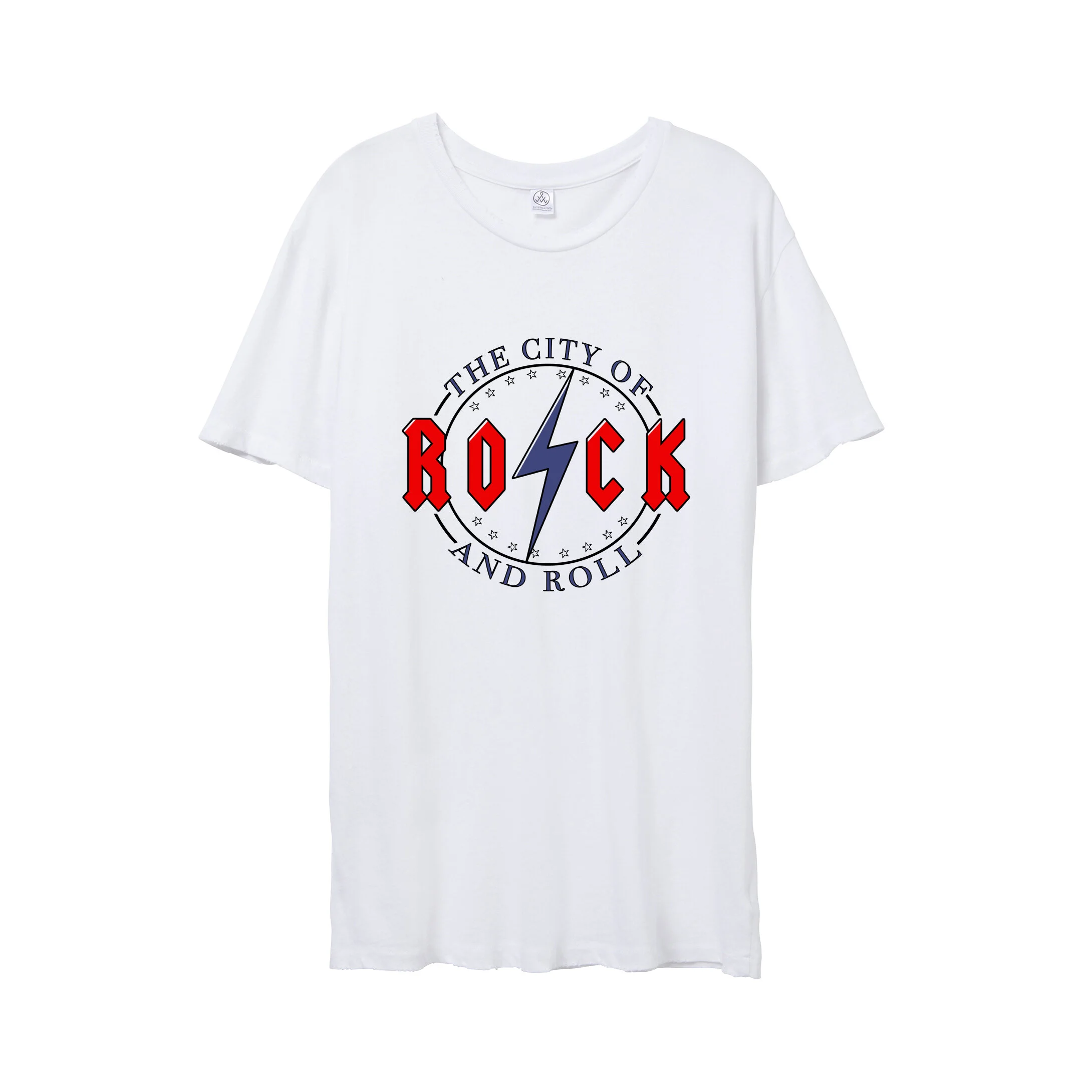 Rock and Roll City Distressed T-shirt 